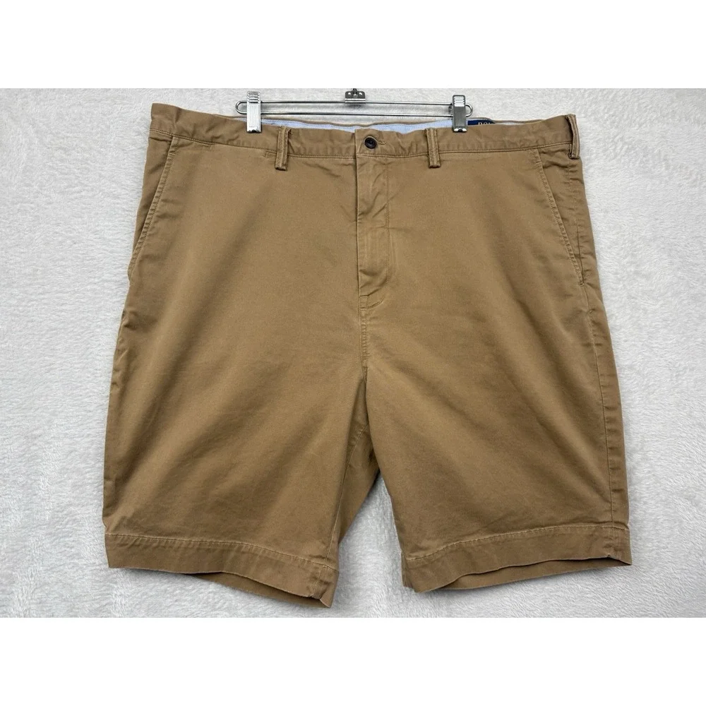 Polo Ralph Lauren Stretch Classic Fit Chino Shorts Men's 42 Khaki Preppy Golf